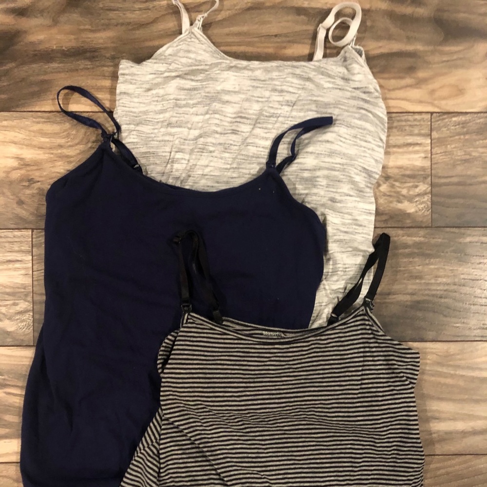 Motherhood Maternity Tank Tops - Set of 3